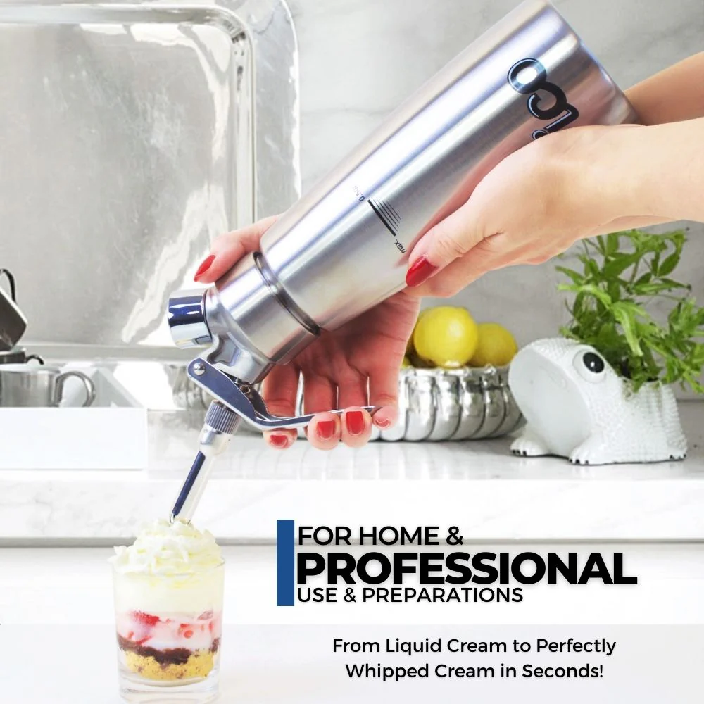 Stainless Steel Whipped Cream Can - Image 5